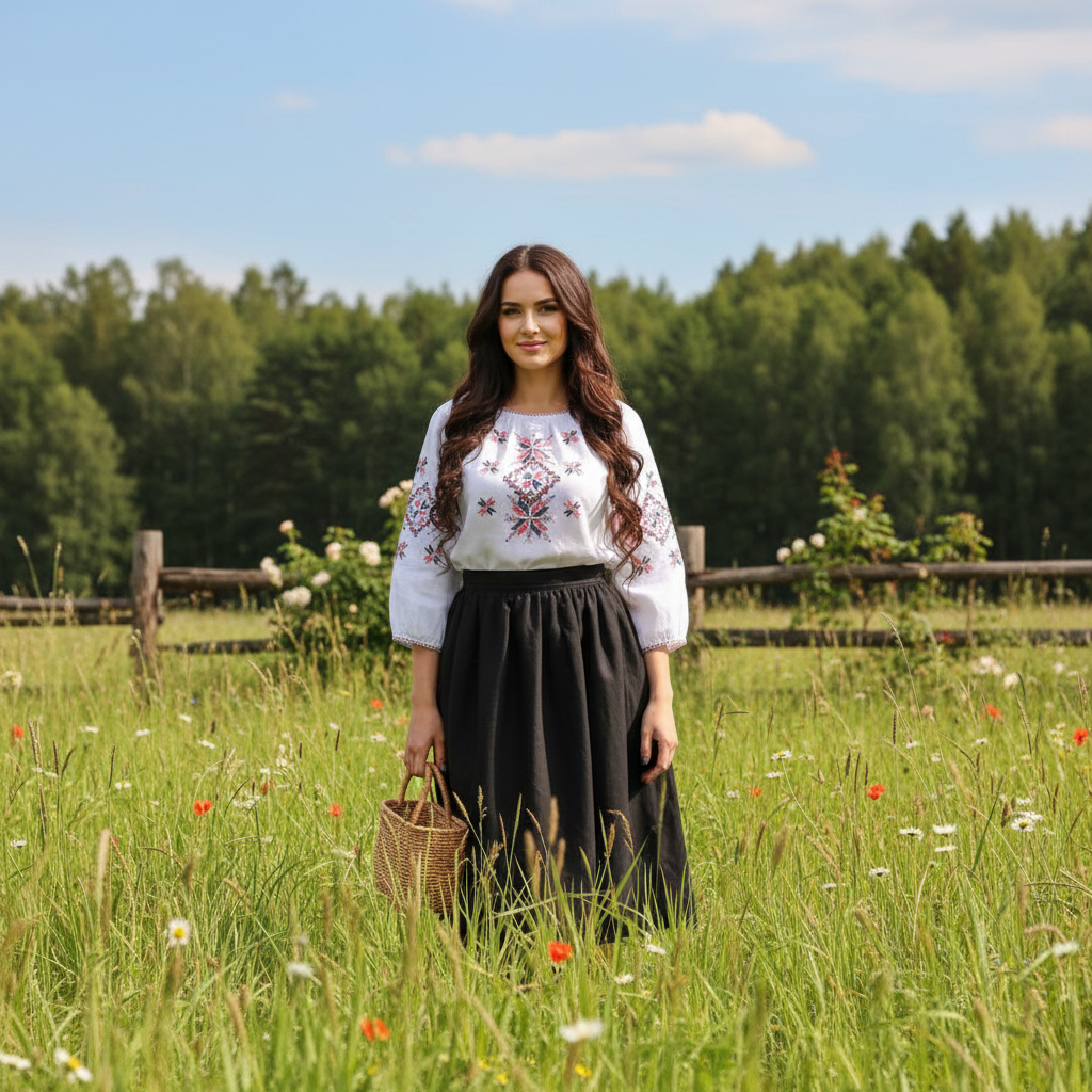 Рубаха Алатырь алая