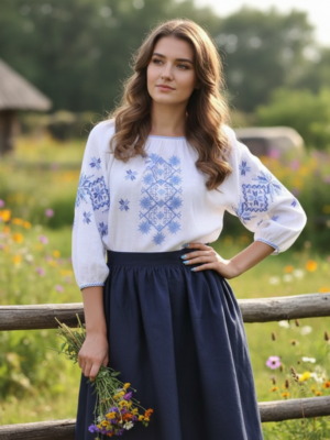 Рубаха Алатырь синева