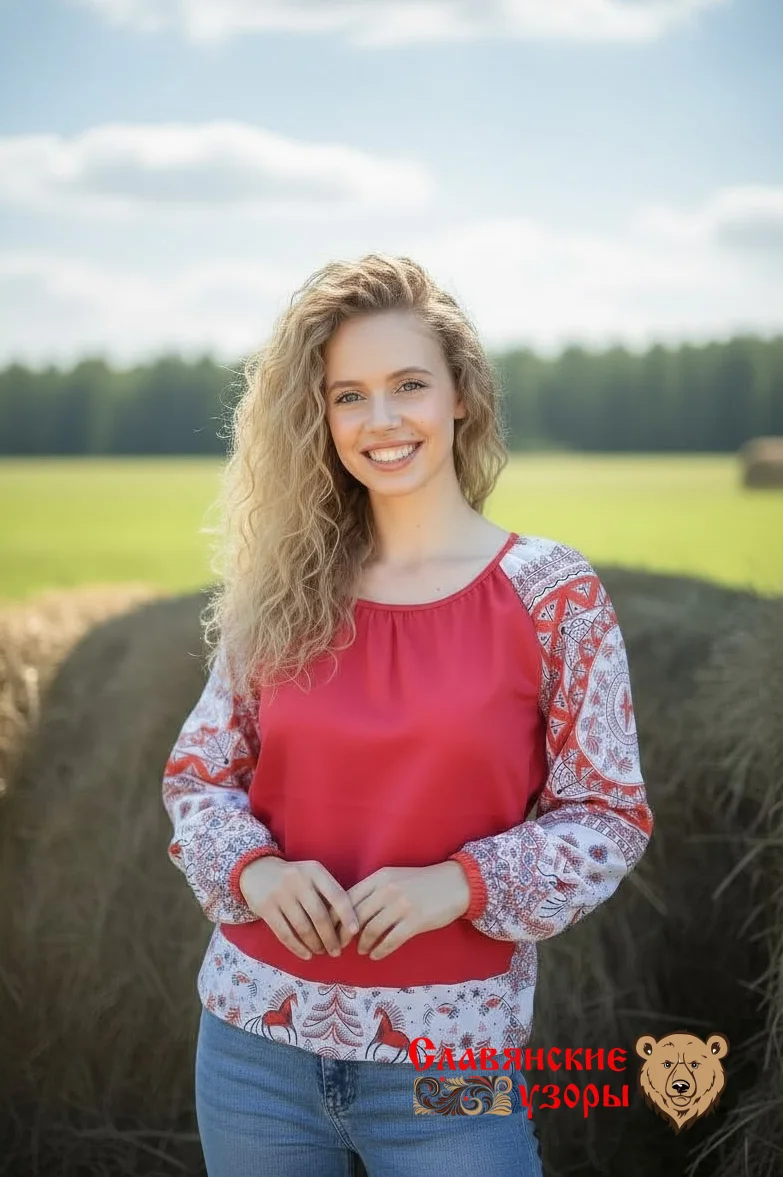 Блуза Мезенская красавица — изображение 4