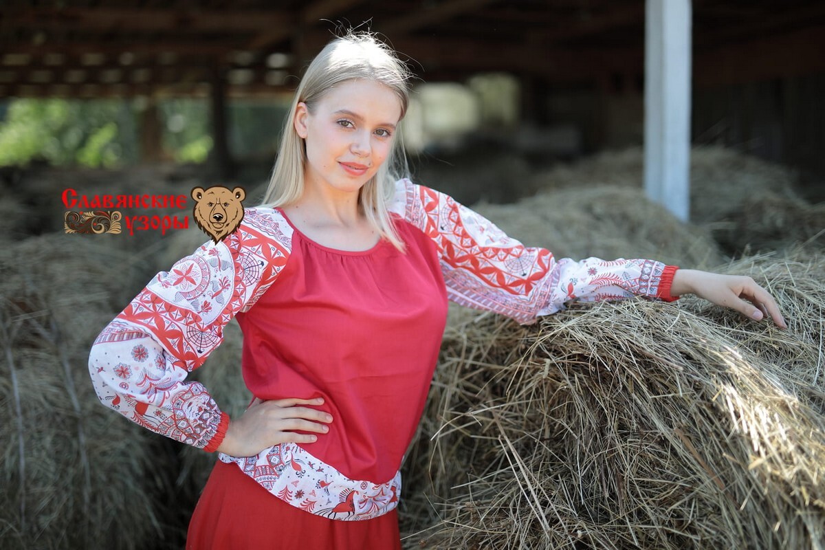 Блуза Мезенская красавица