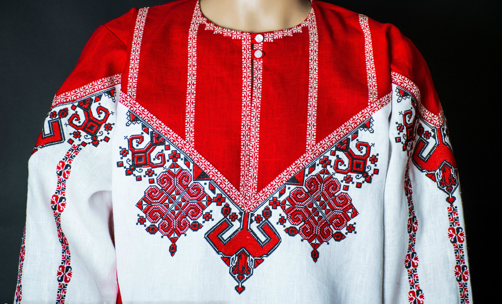 Рубаха со старинной славянской вышивкой — изображение 4